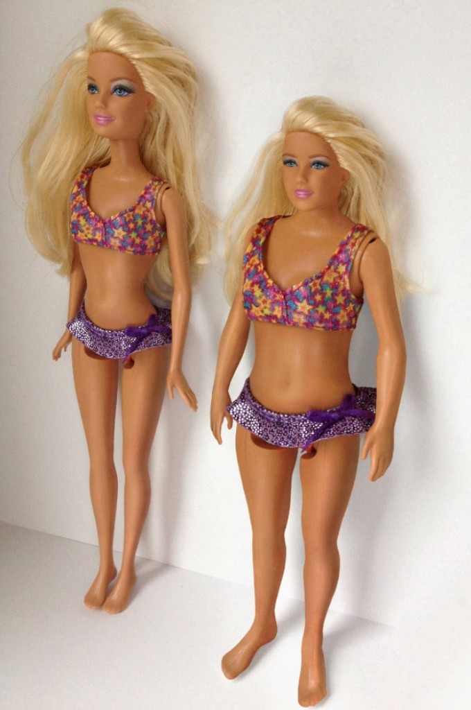 Barbie Gets Real Artist Creates Barbie Doll With A Realistic Body