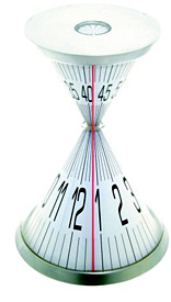 Hour Glass Clock (Image courtesy Gadgets.co.uk)