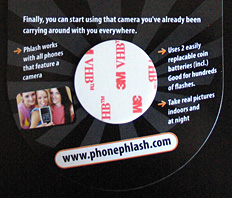 Phlash - 3M Sticker (Image property of OhGizmo)