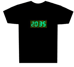 Digital Clock T-Shirt (Image courtesy Latest Buy)