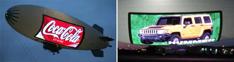 A-170 Video Lightsign Airship (Images courtesy Gizmag &amp; Lightships)