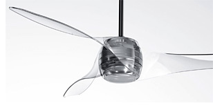 Artemis Transparent Ceiling Fan (Image courtesy G Squared)