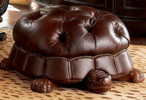 tortoise footstool