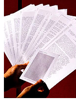 Xerox Microtext Font (Image courtesy Xerox)