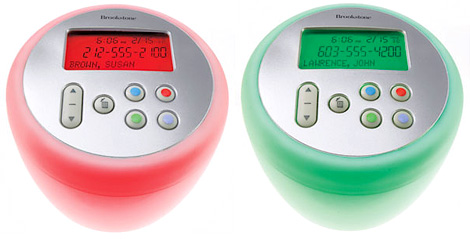 Color-Call Caller ID System (Images courtesy Brookstone)