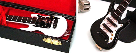 Mini Guitar USB Drive (Image courtesy GeekStuff4U)