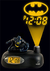Batman Projection Alarm Clock (Image courtesy What on Earth)