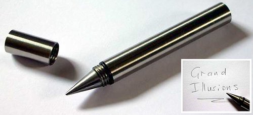Inkless Metal Pen (Images courtesy Grand Illusions)