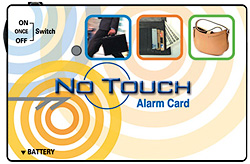 No Touch Alarm Card (Image courtesy Greenspecial Ind. Co.)
