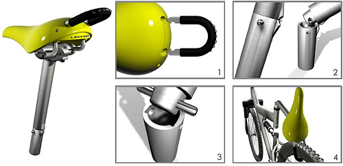 Locksit Bicycle Lock (Images courtesy Yanko Design)