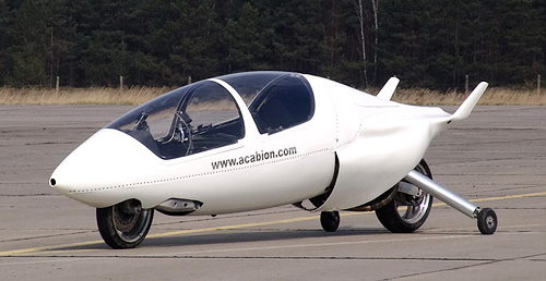 Acabion GTBO Enclosed Motorcycle (Image courtesy Serious Wheels)