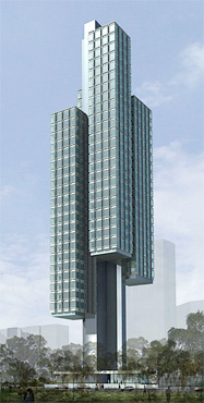Singapore Scotts Tower (Image courtesy World Architecture News.com)