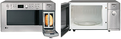LG LTM9000 Microwave & Toaster (Images courtesy LG)