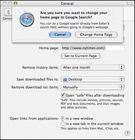 safari google prompt