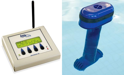 Wireless Pool Chemical Monitoring System (Images courtesy Hammacher Schlemmer)