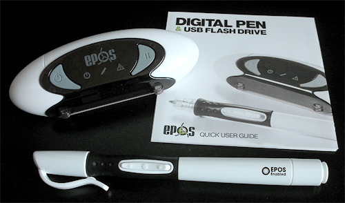 EPOS Digital Pen & USB Flash Drive (Image property of OhGizmo!)