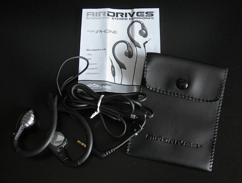 AirDrives Interactive Earphones For iPhone (Image property of OhGizmo!)