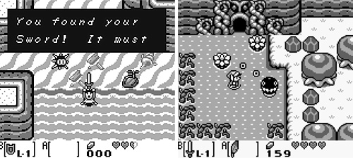 The Legend Of Zelda: Link's Awakening (Game Boy) (Images courtesy MobyGames)
