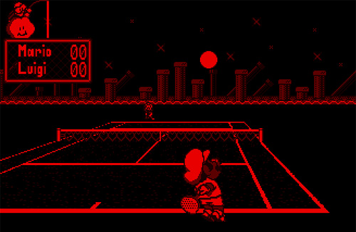 Mario's Tennis (Virtual Boy) (Image courtesy MobyGames)