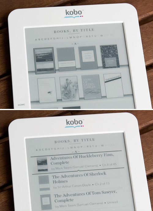 Kobo eReader (Image property OhGizmo!)