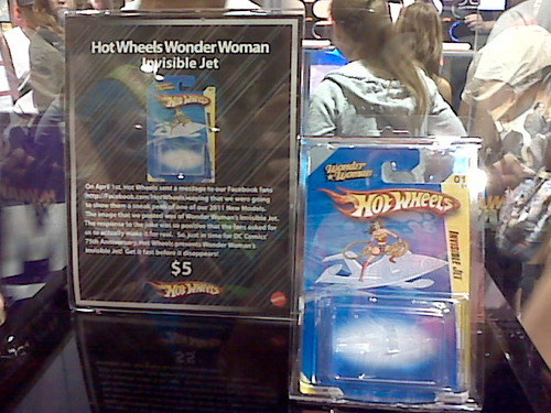 Hot Wheels' Wonder Woman Invisible Jet (Image courtesy Shey.net)