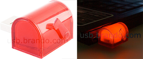 USB Mailbox New Message Indicator (Images courtesy Brando)
