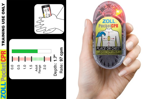 PocketCPR (Images courtesy Zoll)
