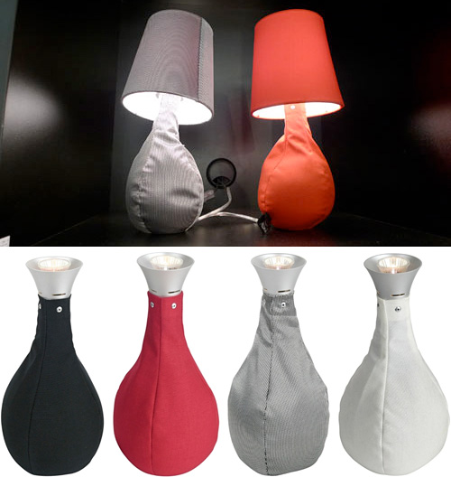 Sompex Beanbag Lamps (Images courtesy Design Milk & Contemporary Heaven)