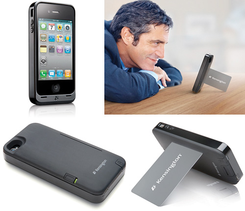 Kensington PowerGuard Battery Case with Card Stand (Images courtesy Kensington)