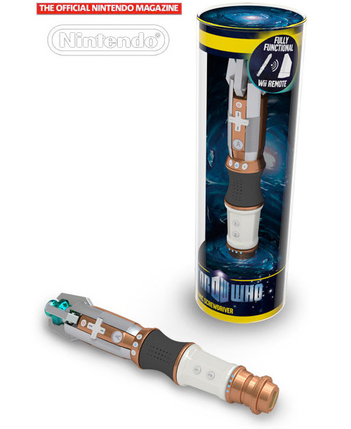 Doctor Who Sonic Screwdriver Wiimote (Image courtesy the Official Nintendo Magazine)
