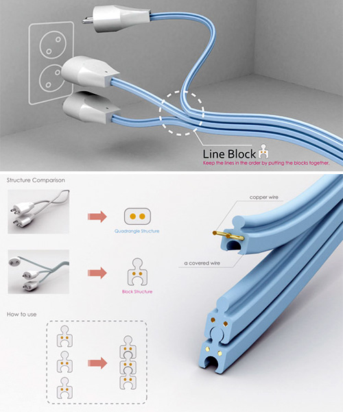 Line Block Cable Concept (Images courtesy Yanko Design)