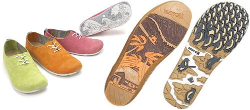 Merrell Woodblock Inspired Shoes (Images courtesy Walkerplus)