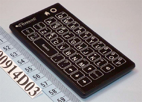 Hawking Technology’s Mini Touchpad/Keyboard Combo Device (Image courtesy FCC)
