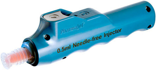 PharmaJet Needle-Free Injector (Image courtesy Pharmajet)