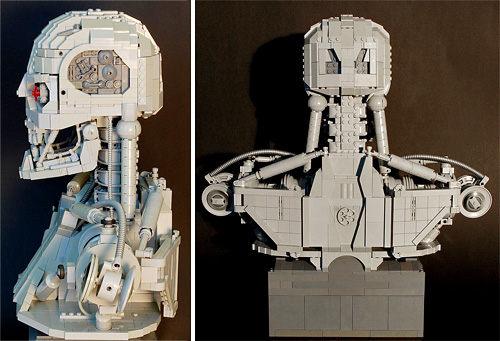 LEGO T-800 Terminator Bust (Image courtesy Flickr)