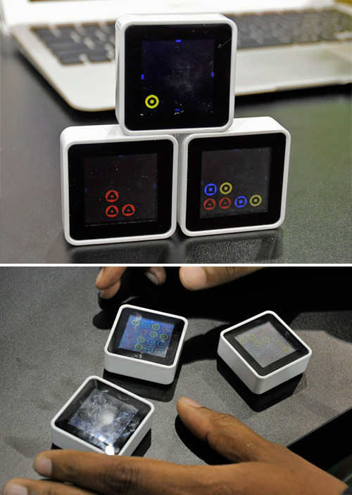 Sifteo Game System (Images property OhGizmo!)