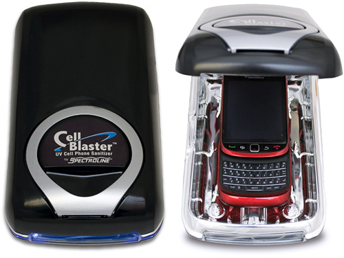 CellBlaster UV Cellphone Sanitizer (Images courtesy Spectroline)