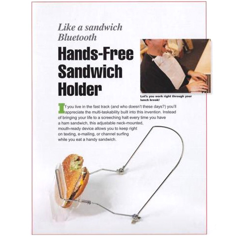 Hands-Free Sandwich Holder (Image courtesy A.S.B.)