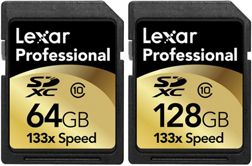 Lexar Pro 133x SDXC Cards (Image courtesy SlashGear)