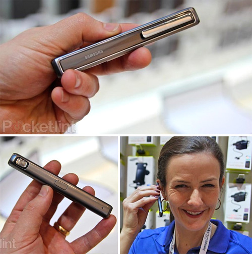 Samsung Slim Stick Type Bluetooth Headset (Images courtesy Pocket-Lint)