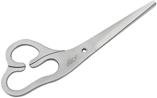 Lay-Flat Slice Scissors By Karim Rashid (Image courtesy Slice)