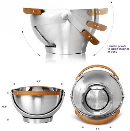 Ventu Strainer Bowl (Images courtesy Quirky)