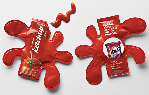 Vantage Ketchup Packet (Image courtesy Ads of the World)