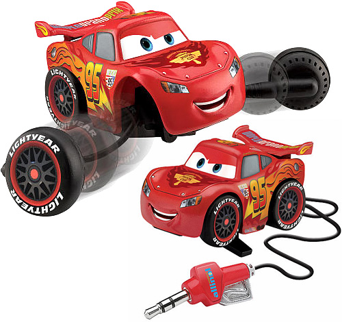 Lightning McQueen Retractable Earbuds (Images courtesy Toys "R" Us)