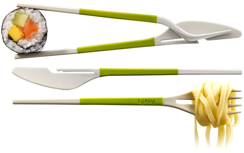 Twin One Cutlery (Images courtesy Yanko Design)