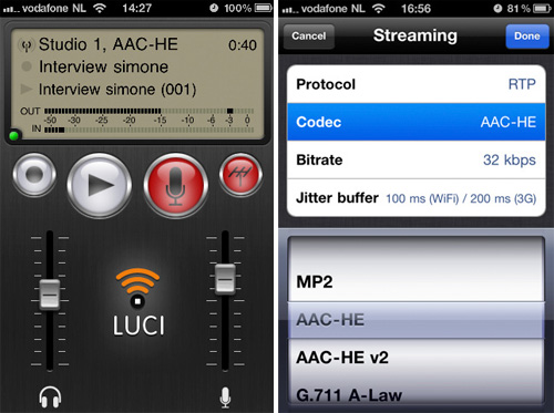Luci Live App (Images courtesy iTunes App Store)