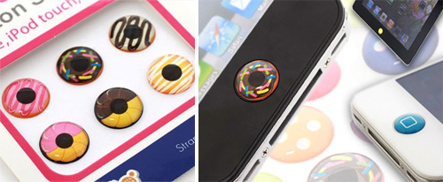 iPhone Home Sticker Buttons (Images courtesy Strapya World)