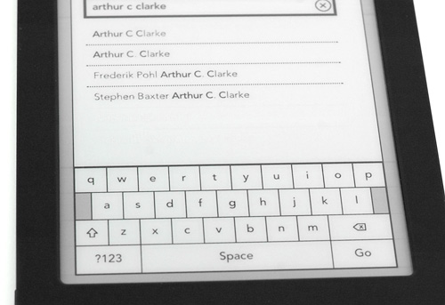 Kobo eReader Touch Edition (Image property OhGizmo!)