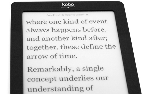 Kobo eReader Touch Edition (Image property OhGizmo!)