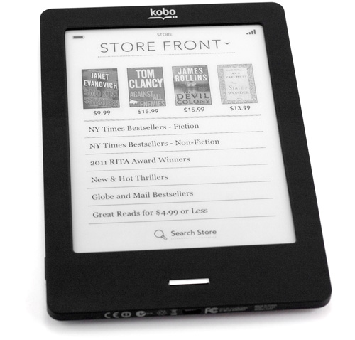 Kobo eReader Touch Edition (Image property OhGizmo!)